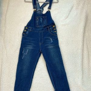 Straight leg overalls